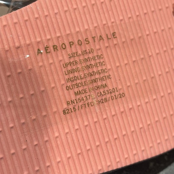 Aeropostale Multi Stripe & Pink Camo Flip Flops Bundle - Picture 7 of 9